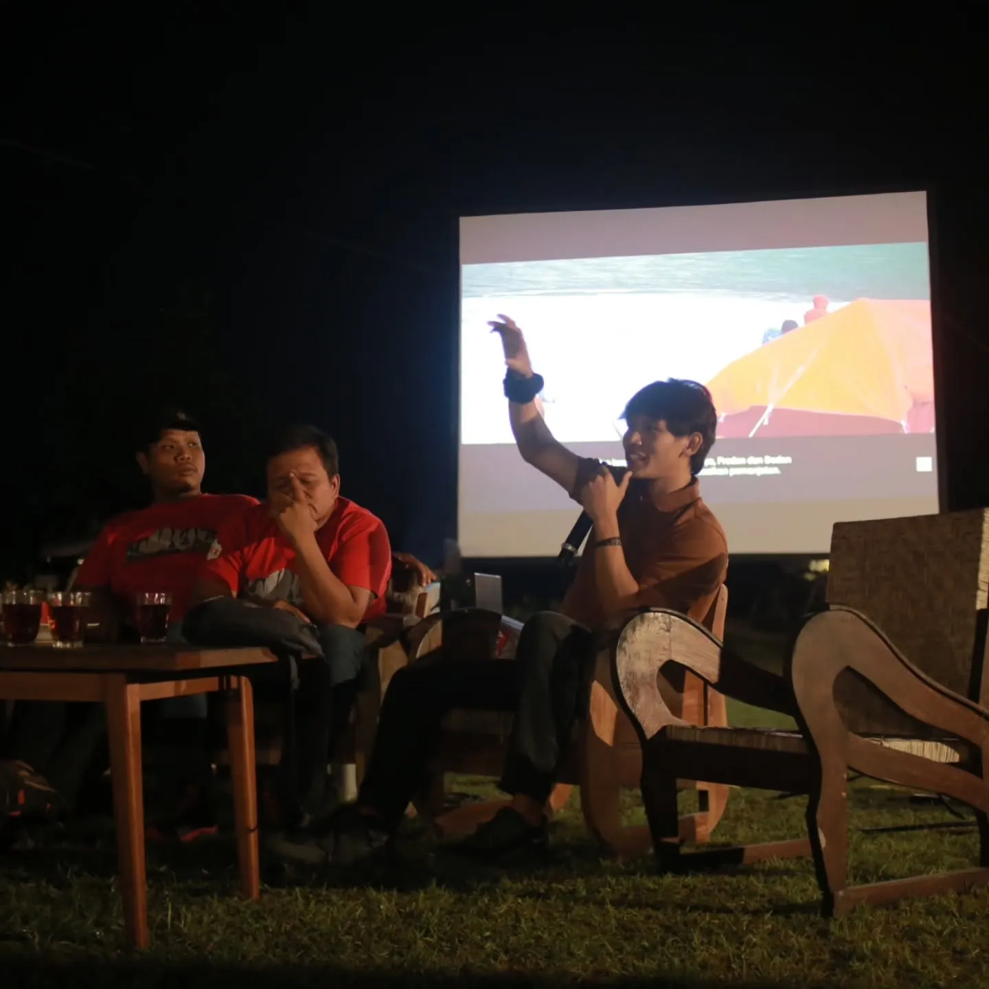 Sesi diskusi talkshow bersama komunitas FPTI Sleman